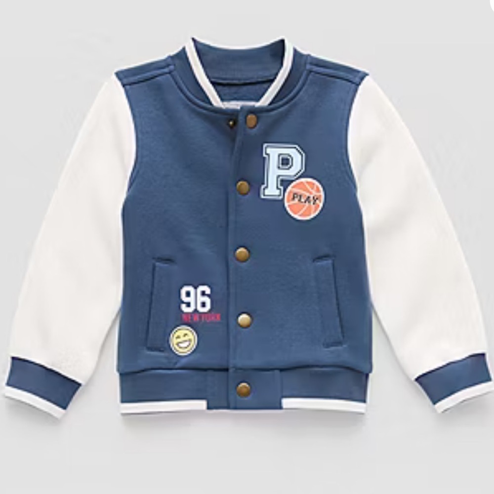 Okie Dokie Blue and White Cool Jacket